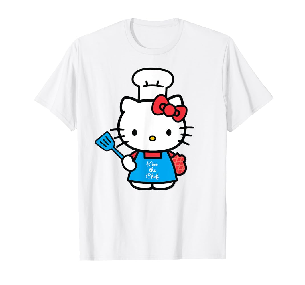 キティー Amazon.com: Hello Kitty Kiss the Chef T-Shirt : Clothing